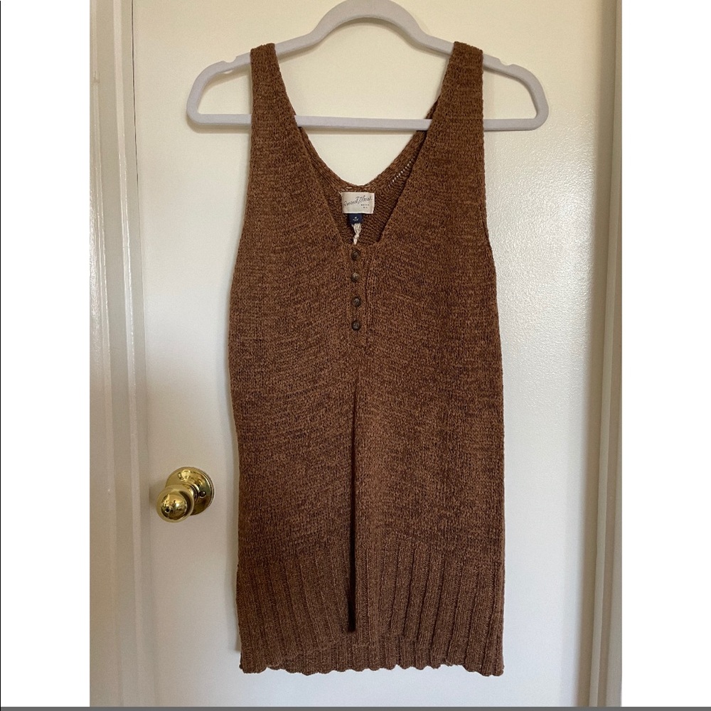 Knit tank top